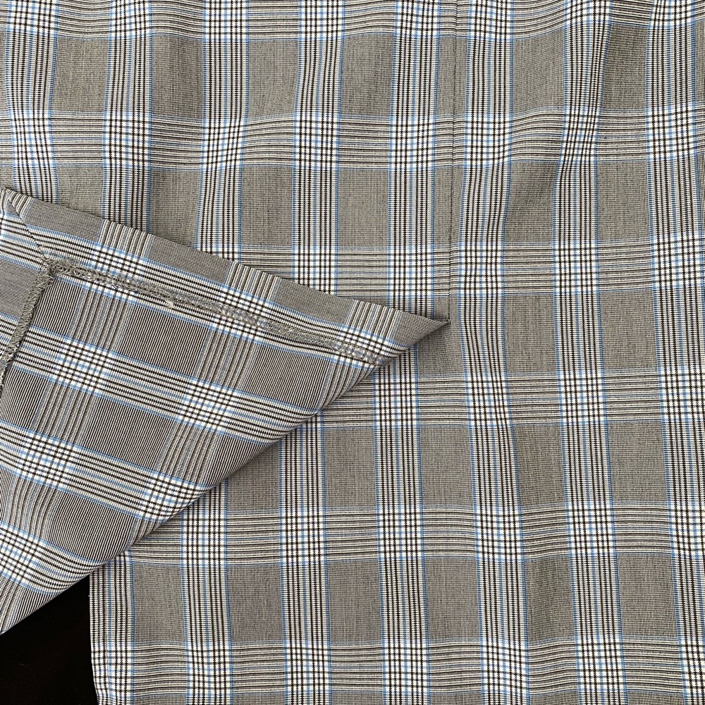 Basque Checkered Pencil Skirt - Picture 4 of 4
